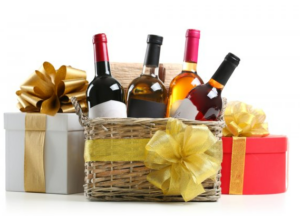 an image showing wine gifts 